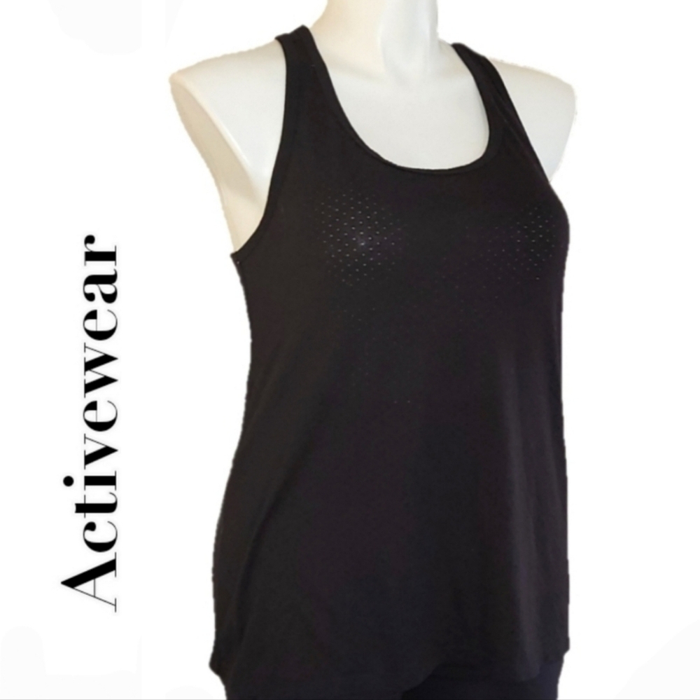 Black Racerback Tank Top